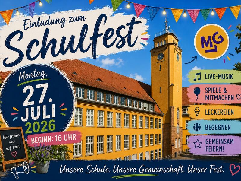 Einladung zum Schulfest 2026