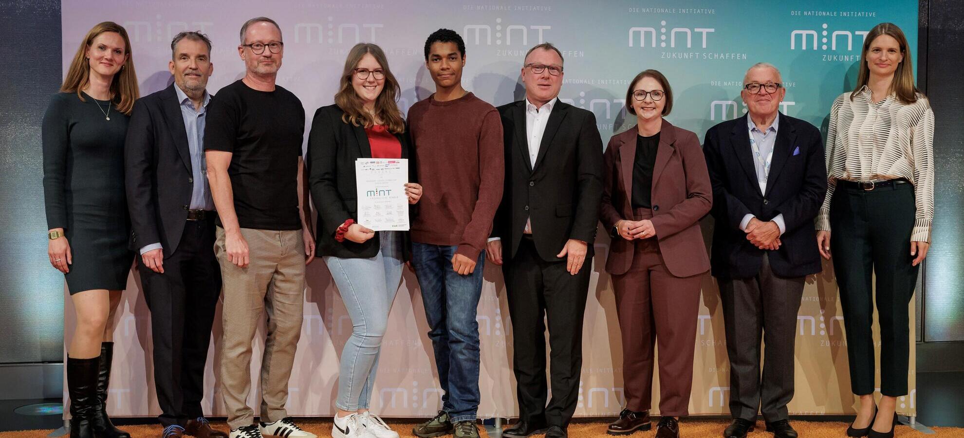 Preisverleihung MINT-freundliche Schule